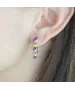Женские Серьги_Серебро .925_ЦИТРИН__3-Лазурит-Онлайн
