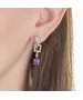 Женские Серьги_Серебро .925_АМЕТИСТ__3-Лазурит-Онлайн
