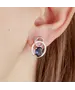 Женские Серьги_Серебро .925_ИОЛИТ__3-Лазурит-Онлайн