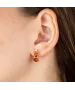 Женские Серьги_Серебро .925_ЦИТРИН_Нанокристалл_3-Лазурит-Онлайн
