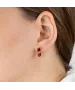 Женские Серьги_Серебро .925_ГРАНАТ__3-Лазурит-Онлайн