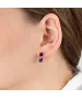 Женские Серьги_Серебро .925_АМЕТИСТ__3-Лазурит-Онлайн