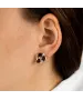 Женские Серьги_Серебро .925_РАУХТОПАЗ_Нанокристалл_3-Лазурит-Онлайн