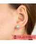Женские Серьги_Серебро .925___4-Лазурит-Онлайн