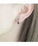 Женские Серьги_Серебро .925_ГРАНАТ__3-Лазурит-Онлайн