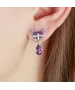 Женские Серьги_Серебро .925_АМЕТИСТ__3-Лазурит-Онлайн