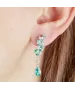 Женские Серьги_Серебро .925_АПАТИТ_Нанокристалл_3-Лазурит-Онлайн