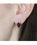 Женские Серьги_Серебро .925_ГРАНАТ__3-Лазурит-Онлайн