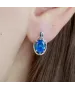 Женские Серьги_Серебро .925__Нанокристалл_3-Лазурит-Онлайн