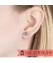 Женские Серьги_Серебро .925_ТАНЗАНИТ__6-Лазурит-Онлайн