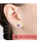 Женские Серьги_Серебро .925_ТАНЗАНИТ__7-Лазурит-Онлайн