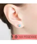 Женские Серьги_Серебро .925_ТОПАЗ__7-Лазурит-Онлайн