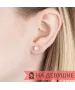 Женские Серьги_Серебро .925_КВАРЦ РОЗОВЫЙ__6-Лазурит-Онлайн
