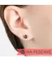 Женские Серьги_Серебро .925_РАУХТОПАЗ__7-Лазурит-Онлайн