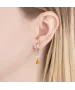 Женские Серьги_Серебро .925_ЦИТРИН_Нанокристалл_5-Лазурит-Онлайн