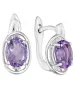 Женские Серьги_Серебро .925_АМЕТИСТ__1-Лазурит-Онлайн
